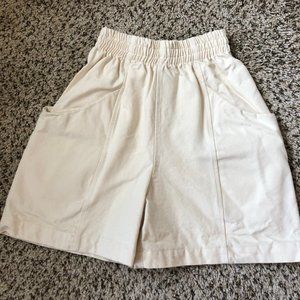 Clyde Work Shorts - Natural Cotton Canvas
